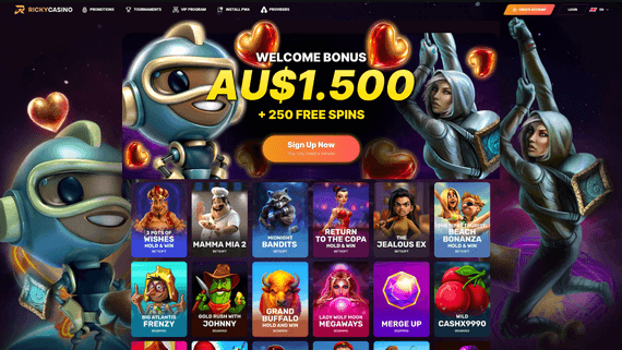 Ricky Casino live dealer tables
